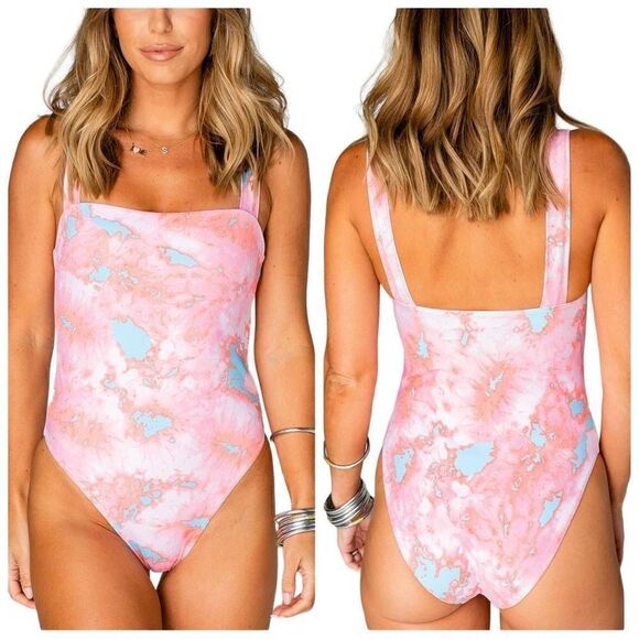 BuddyLove Keke Square Neck One Piece Swimsuit Size Medium - Picture 1 of 8